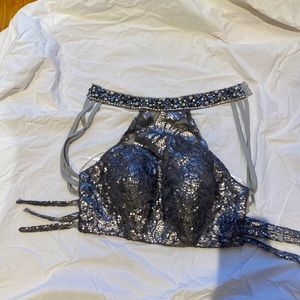 two piece prom dress